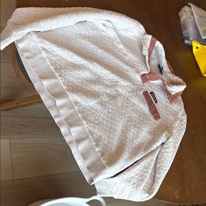 Patagonia Cream and Brown Sweatshirt